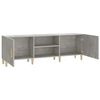 vidaXL TV-Schrank Betongrau 150x30x50 cm Holzwerkstoff