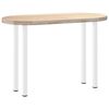 vidaXL Konsolentischbeine 4 Stk. Wei&szlig; 72-74 cm Stahl