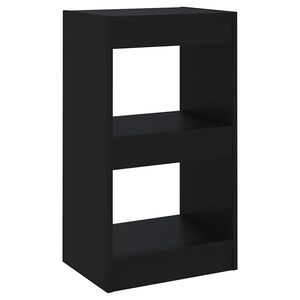 vidaXL B&uuml;cherregal/Raumteiler Schwarz 40x30x72 cm