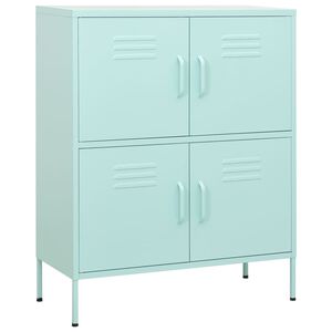 vidaXL Lagerschrank Minzgr&uuml;n 80x35x101,5 cm Stahl