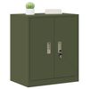 vidaXL Aufbewahrungsschrank Olive Gr&uuml;n 60 x 40 x 70 cm Stahl