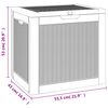 vidaXL Gartenbox Hellbraun 55,5x43x53 cm Polypropylen