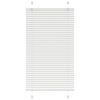 vidaXL Plissee Wei&szlig; 70x100 cm Stoffbreite 69,4 cm Polyester