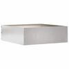 vidaXL Raseneinfassung Silber 40 x 40 x 13 cm Edelstahl