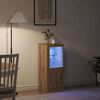 vidaXL LED-Sideboard Braun 41 x 37 x 100 cm Holzwerkstoff