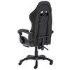 vidaXL Gaming-Stuhl mit Fu&szlig;st&uuml;tze Schwarz und Tarnmuster Kunstleder