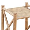 vidaXL Standregal mit 5 B&ouml;den Quadratisch Bambus