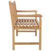 vidaXL Gartenbank 175 cm Massivholz Teak