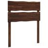 vidaXL Kopfteil mit Live Edge ROSTOCK Dunkelbraun 80 cm