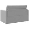 vidaXL Schlafsofa 110cm Wolkengrau Stoff