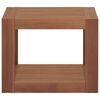 vidaXL Wand-Badregal 45x45x35 cm Massivholz Teak