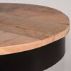 LABEL51 Ecktisch Saria 44x53 cm Schwarz