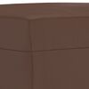 vidaXL Sitzbank Braun 100x35x41 cm Kunstleder