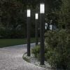 vidaXL Pollerleuchten 3er 110 cm Edelstahl IP44