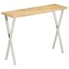 vidaXL Konsolentisch mit Baumkante 105x33x76 cm Massivholz Mango