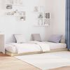 vidaXL Bodenbettrahmen Sonoma 100 x 200 cm Holzwerkstoff