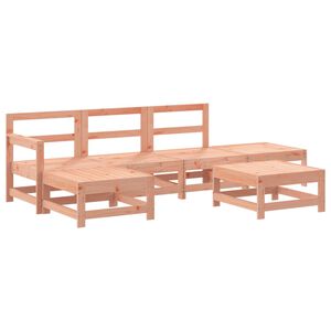 vidaXL 6-tlg. Garten-Lounge-Set Massivholz Douglasie