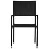 vidaXL 5-tlg. Garten-Essgruppe Schwarz Poly Rattan und Stahl