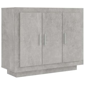 vidaXL Sideboard Betongrau 92x35x75 cm Holzwerkstoff