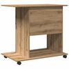vidaXL Schreibtisch Artisan-Eiche 80x50x75 cm Holzwerkstoff