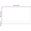 vidaXL Einziehbare Markise Rot 600 x 300 cm Stoff und Stahl