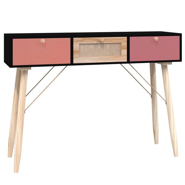 vidaXL Konsolentisch mit Schubladen 105x30x75 cm Holzwerkstoff