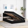 vidaXL Aufbewahrungsbett mit Matratze Schwarz 140 x 190 cm Samt