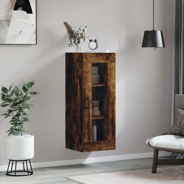 vidaXL Wandschrank R&auml;uchereiche 34,5x34x90 cm