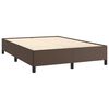 vidaXL Bettgestell Braun 140x190 cm Kunstleder