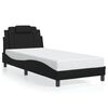 vidaXL Bettgestell "Viana" mit LED ohne Matratze Schwarz 90x190 cm