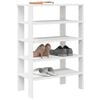 vidaXL Schuhregal Wei&szlig; 61x32x87,5 cm Holzwerkstoff
