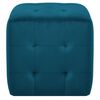 vidaXL Nachttische 2 Stk. Blau 30&times;30&times;30 cm Samtstoff