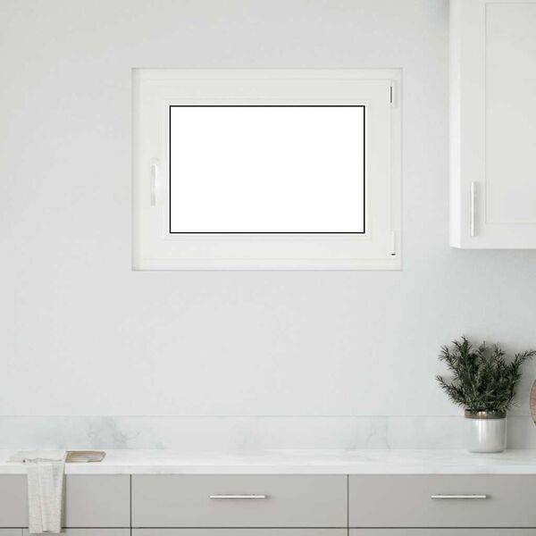 vidaXL Kellerfenster "RISOR" 80x50 cm Drehkipp DIN Rechts Anthrazit