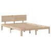 vidaXL Massivholzbett mit Schubladen 140x190 cm Kiefer