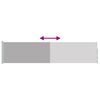 vidaXL Ausziehbare Seitenmarkise 120&times;500 cm Grau