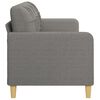 vidaXL 3-Sitzer-Sofa Dunkelgrau 210 cm Stoff