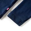 Kinder-Langarmshirt Marineblau 104