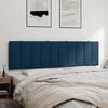 vidaXL Kopfteil-Kissen "Hanko" Blau 180 cm Samt