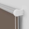 vidaXL Verdunkelungsrollo Kaffeebraun 135x175 cm Stoffbreite 131,6 cm