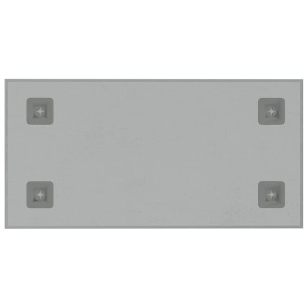vidaXL Magnettafel Wandmontage Wei&szlig; 60x30 cm Hartglas