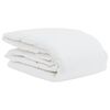 vidaXL Sommerdecke mit Kissen 2 pcs Wei&szlig; Daunenfeder