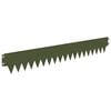 vidaXL Raseneinfassung 30 pcs 103 x 15 cm Metall Olivgr&uuml;n
