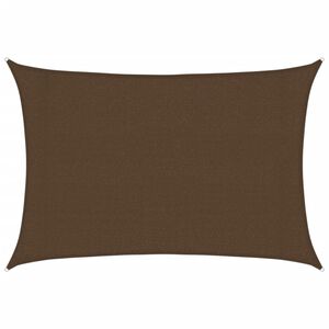 vidaXL Sonnensegel 160 g/m&sup2; Braun 3x5 m HDPE