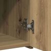 vidaXL Sideboard mit Schubladen Artisan-Eiche 50 x 42,5 x 93 cm