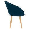 vidaXL Esszimmerstuhl Blau 62 x 58 x 76 cm Samt