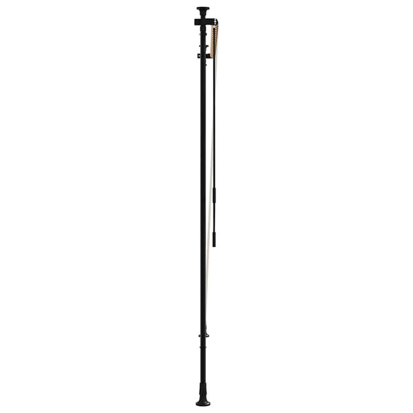 vidaXL Au&szlig;enrollo Orange und Wei&szlig; 200x270 cm Stoff und Stahl