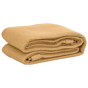 vidaXL Zeltteppich Sandfarbe 250x500 cm HDPE