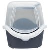 TRIXIE Katzentoilette Vico Blaugrau und Wei&szlig;