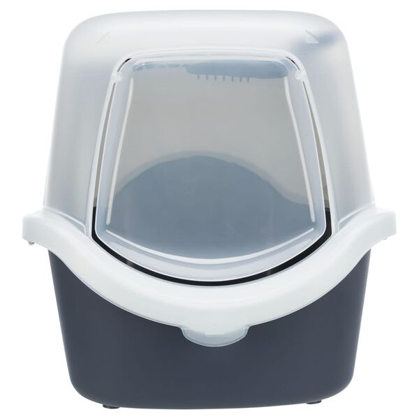 TRIXIE Katzentoilette Vico Blaugrau und Wei&szlig;