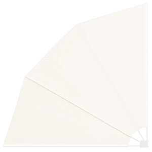 vidaXL Faltbarer Balkonf&auml;cher Creme 210&times;210 cm